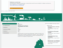 Tablet Screenshot of miljosamverkan.se
